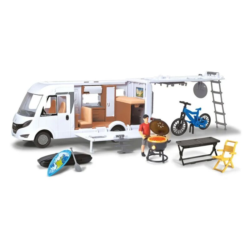 Dickie Toys Kamper Set sa zvukom i svetlom – Hymer B-Class, 1:24 - dodatni pogled
