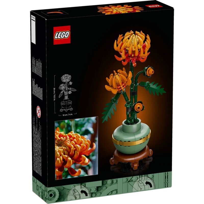 LEGO® Icons Botanicals Hrizantema - dodatni pogled