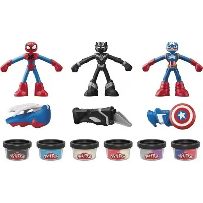 Play-Doh Hero Adventure Set – Marvel plastelin set sa 3 figure - dodatni pogled