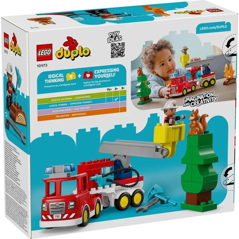LEGO® DUPLO Town Vatrogasno vozilo sa crevom i vatrogascem - dodatni pogled