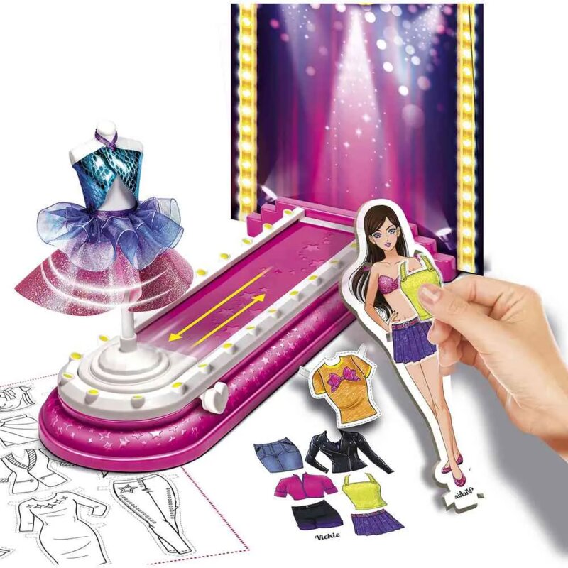 Clementoni Crazy Chic Fashion Collection Set – kreativni modni set za devojčice - dodatni pogled