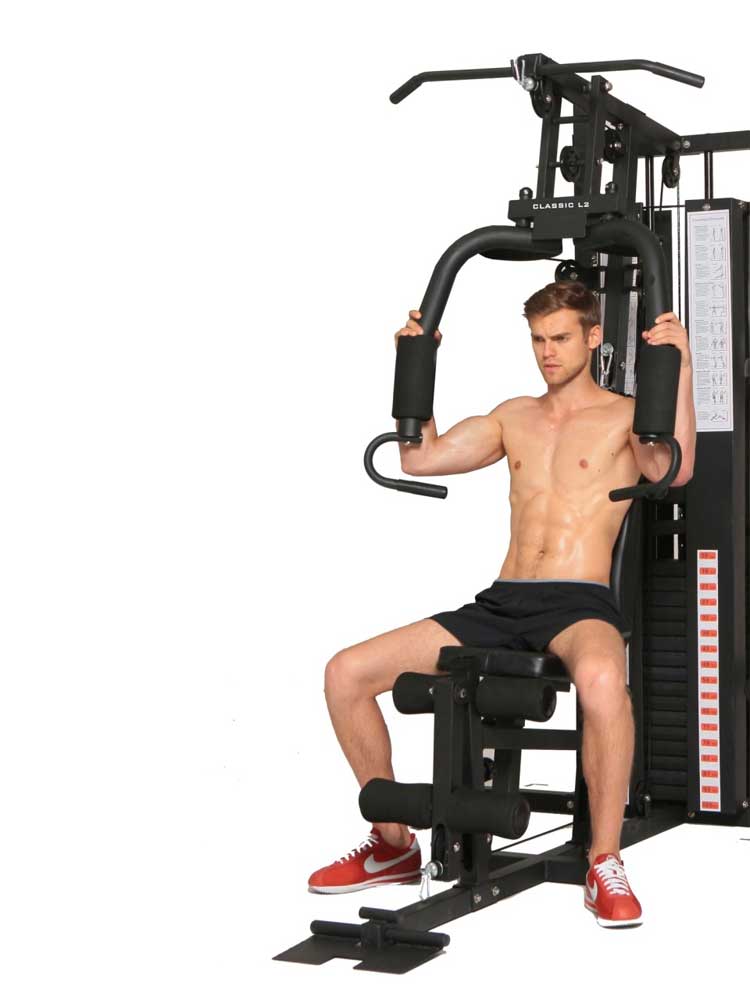 Kombinovana sprava za vežbanje ORION Gladijator L1 sa 65 kg tegova - dodatni pogled