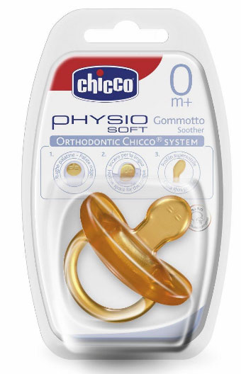 Chicco anatomska kaučuk laža Soft 0m+  71984 - dodatni pogled