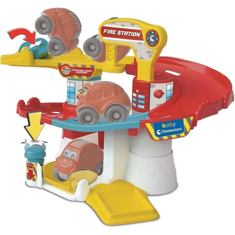 Clementoni Baby Tumbling Car New Garage - edukativna igračka garaža za bebe - dodatni pogled