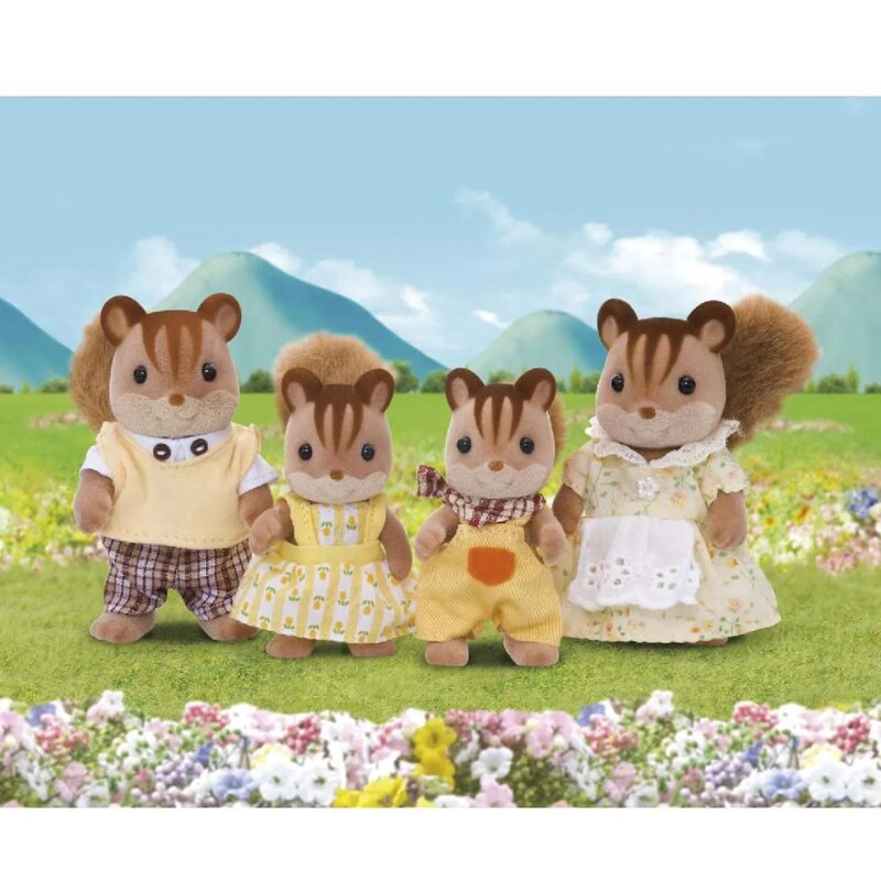 Sylvanian Families – Porodica veverica Lešnik, set od 4 figure - dodatni pogled