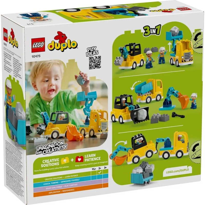 LEGO® DUPLO Town 3 u 1 Građevinska vozila 10475 - dodatni pogled