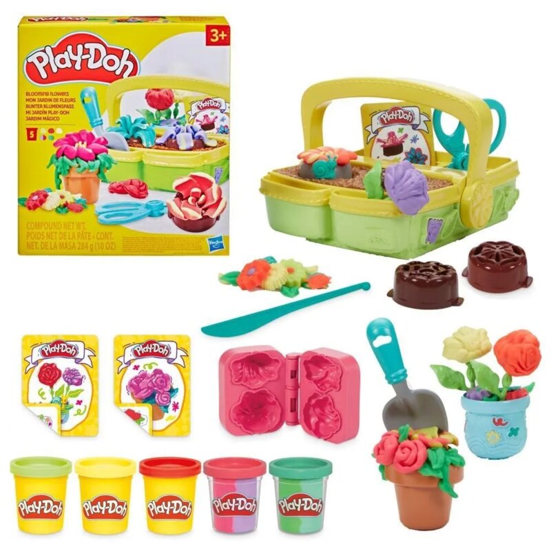 Play-Doh Blooming Flowers – set za modelovanje cvetne bašte - dodatni pogled