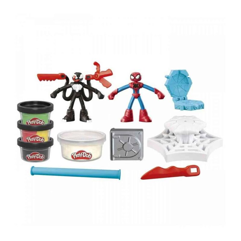 Play-Doh Marvel Spiderman Launch and Slice Battle set - dodatni pogled