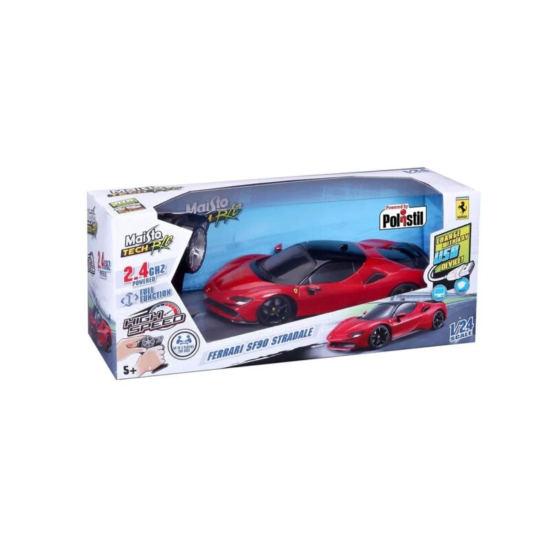 Maisto RC automobil 1:24 Mercedes-EQ, crveni - dodatni pogled