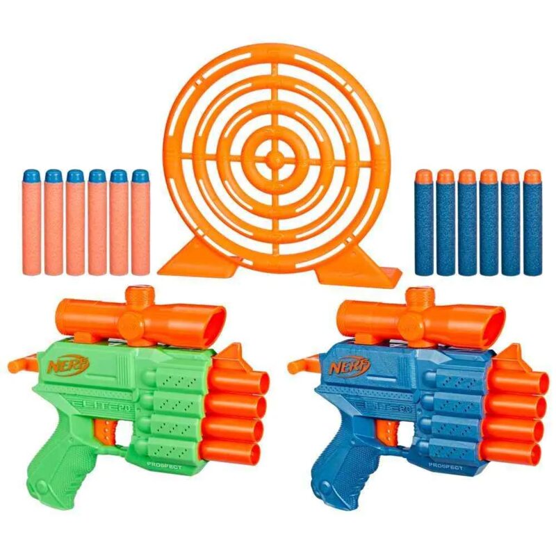 Nerf Elite 2.0 Face Off Target Set – blaster sa metom i 12 strelica - dodatni pogled