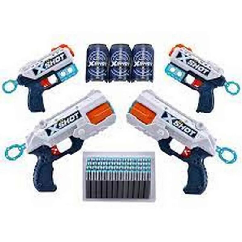 X-Shot Excel Reflex Double Blasters – igračka pištolj sa rotirajućom cevi - dodatni pogled
