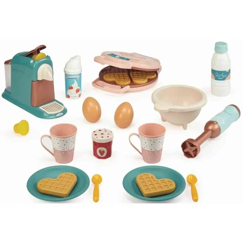 Ecoiffier set za doručak 3u1 – aparat za kafu, vafle i blender - dodatni pogled