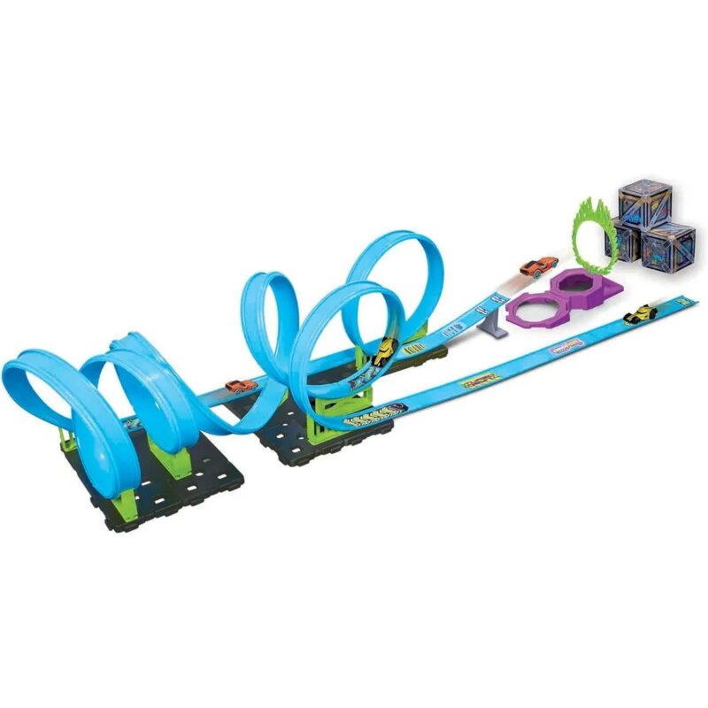 Maisto Cyber Racers Dual Race Challenge – set od 2 trkačka auta sa stazama, razmera 1:64 - dodatni pogled