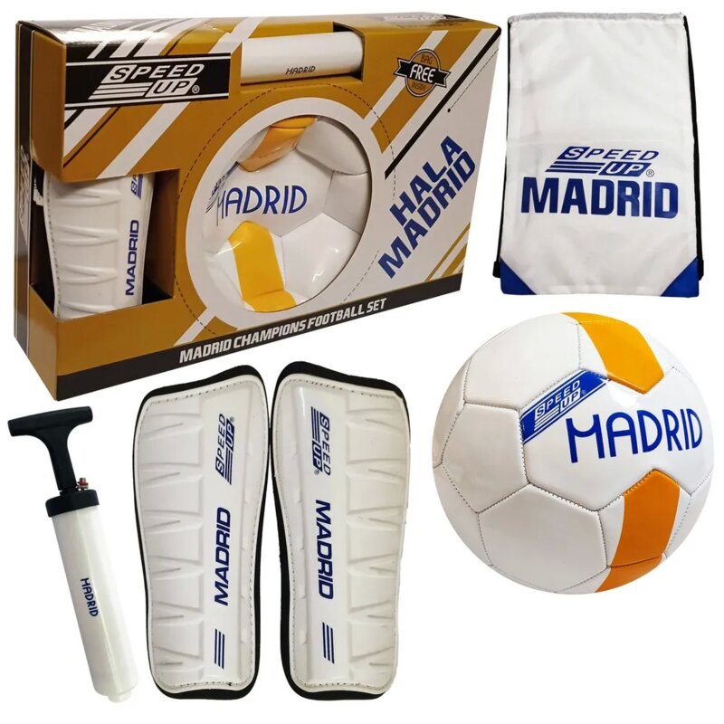 SPEED UP fudbalski set Madrid – lopta, štitnici, pumpa i torba - dodatni pogled