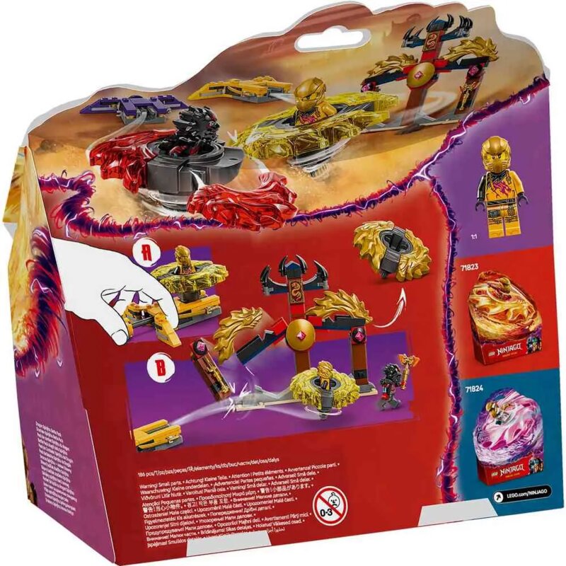 LEGO® NINJAGO Zmajska Spinjitzu bitka – komplet za borbu 71826 - dodatni pogled