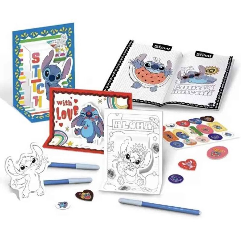 Stitch Kreativni Ranac Pop Up – Lisciani, set za crtanje i ukrašavanje - dodatni pogled