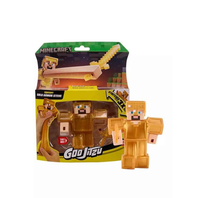 Goo Jit Zu Minecraft S4 Hero figura – rastegljiva gnjecava igračka - dodatni pogled