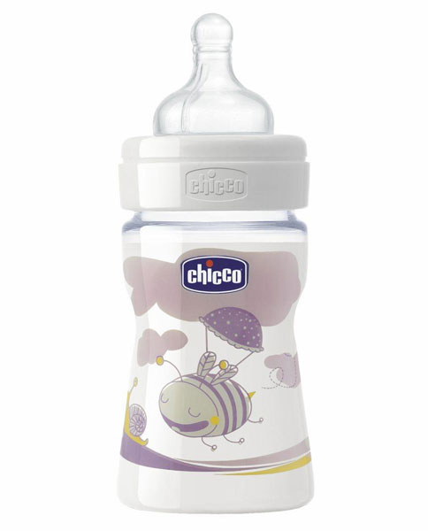 Chicco plastična flašica sa kaučuk cuclom 150ml 6005110 - dodatni pogled