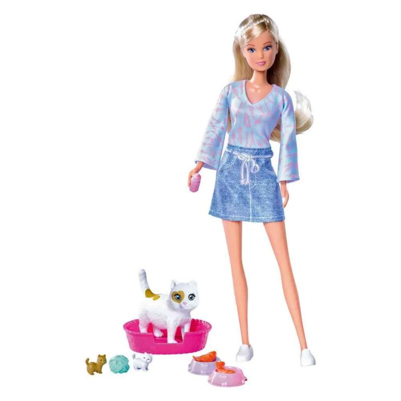 Steffi Love lutka Baby Cats sa trudnom mačkom i mačićima - dodatni pogled