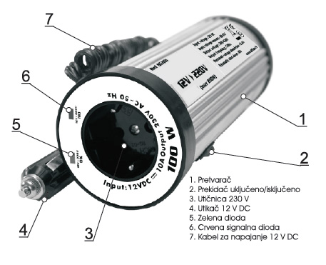 Pretvarač napona WSW100 76290010 - dodatni pogled