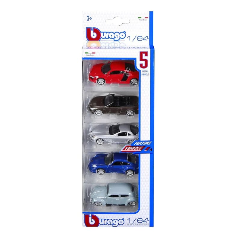 Burago Autići Set 1:64 – 5 Modela - dodatni pogled