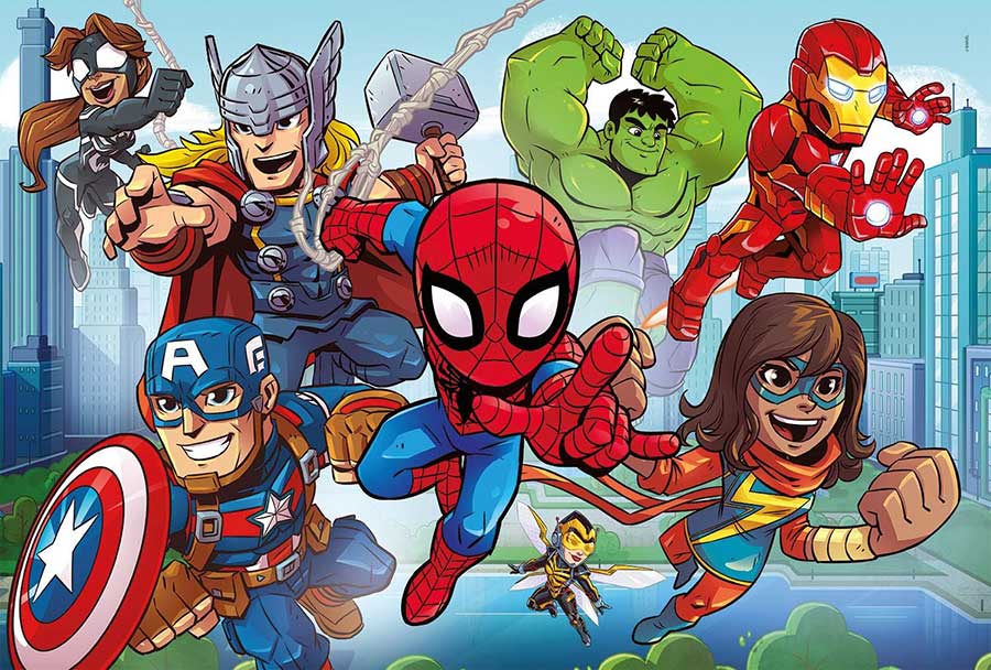 Ekološka maxi puzzle slagalica 24 dela Marvel Superheroji Clementoni 20260 - dodatni pogled