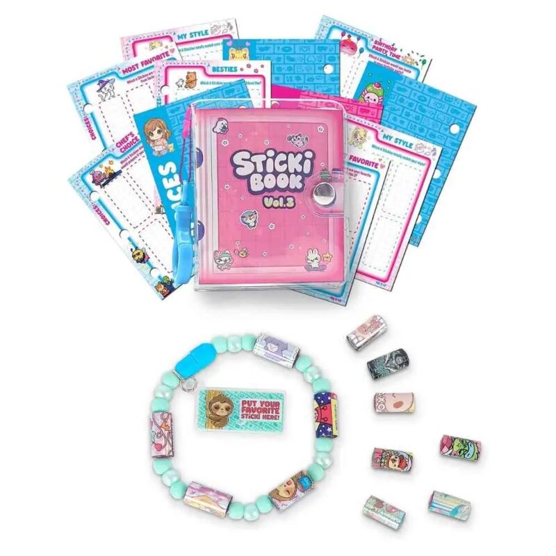 Sticki Rolls Book Set — kreativni set za sakupljanje stikera - dodatni pogled