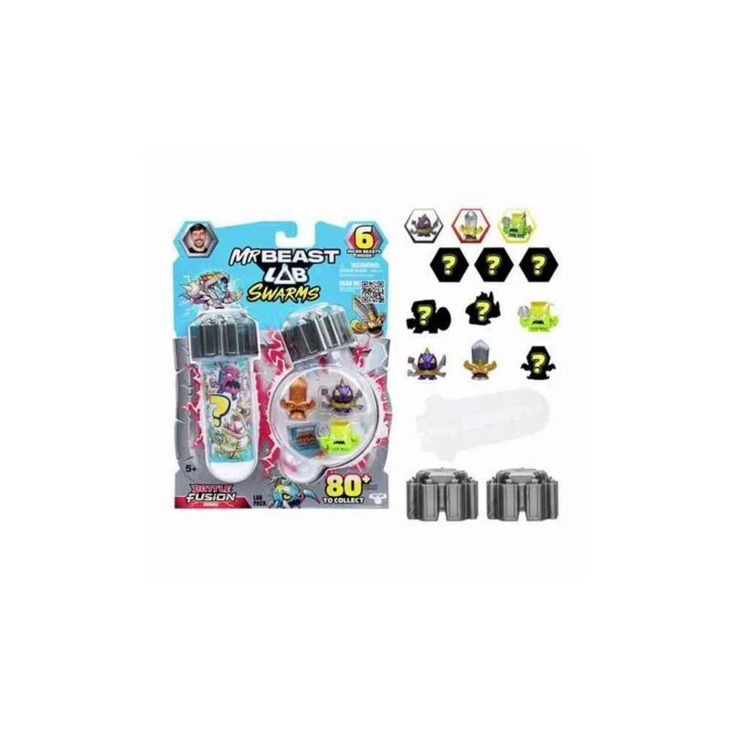MrBeast Lab Swarms Battle Fusion – set od 6 mikro figura - dodatni pogled