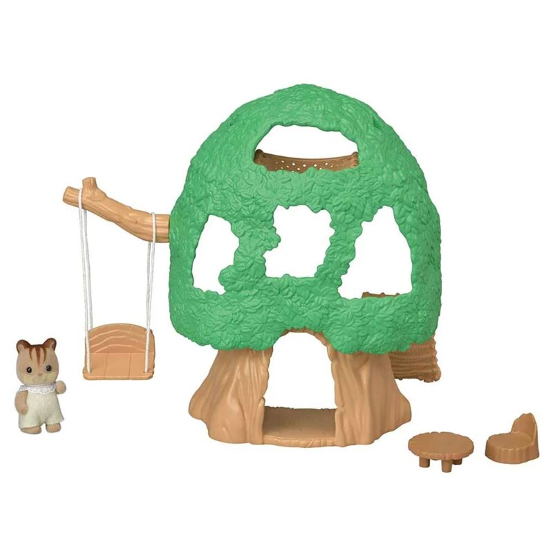 Sylvanian Families kućica na drvetu sa bebom veverice - dodatni pogled