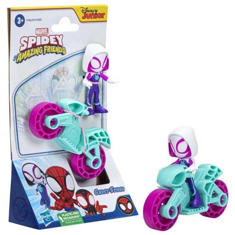 Spiderman Verse akciona figura Majls Morales i set sa motorom - dodatni pogled