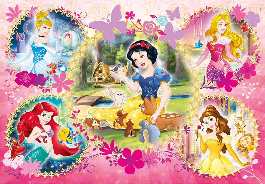Puzle slagalice 2x60 delova Disney Princess Clementoni 07133 - dodatni pogled