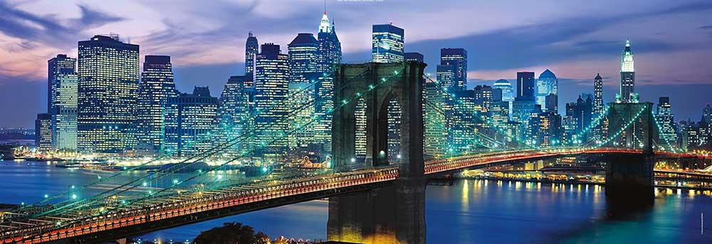 Puzzle slagalica 1000 delova New York Brooklyn Bridge Clementoni HQC 39434 - dodatni pogled