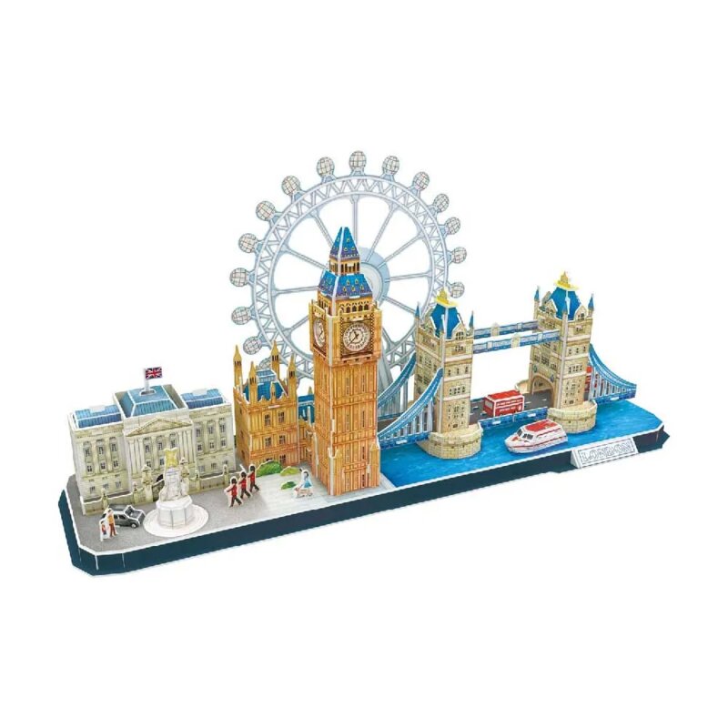 CubicFun City Line London 3D puzzla, 107 delova - dodatni pogled