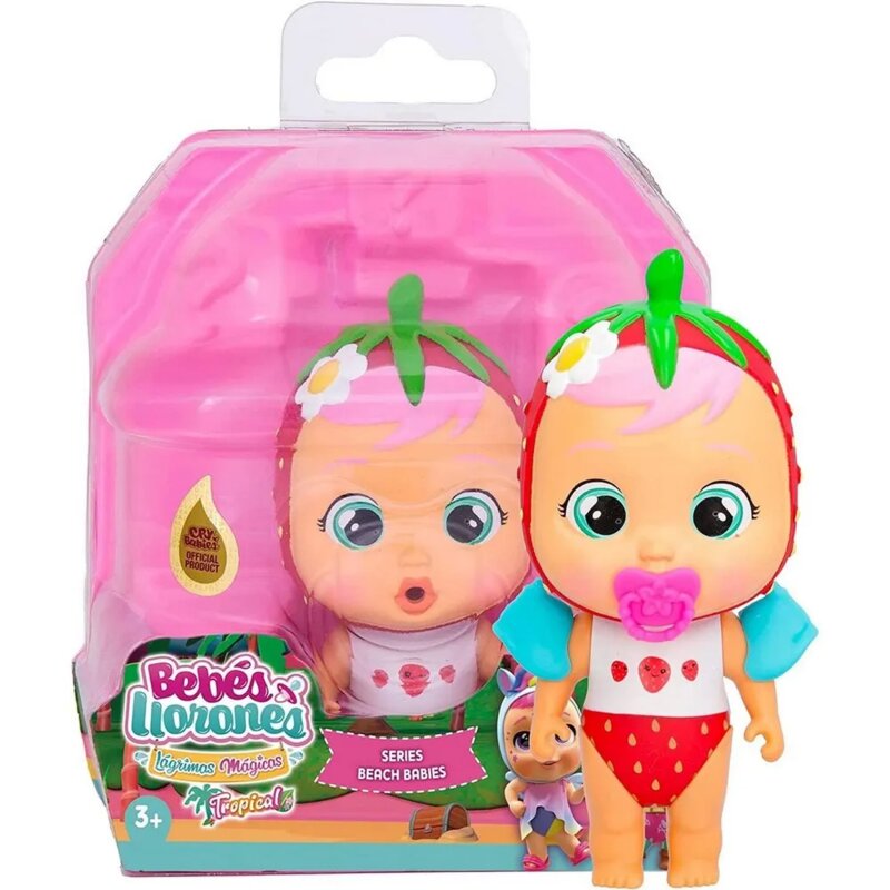 Cry Babies Magic Tears Mini Beach Babies lutka sa priborom za plažu - dodatni pogled