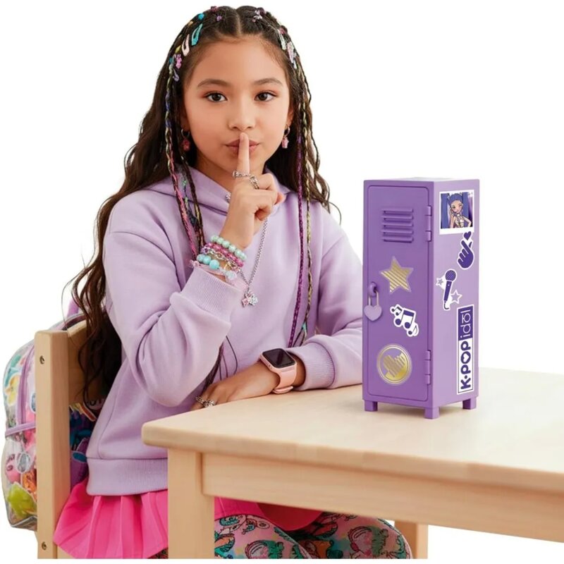 K-Pop Idol Locker Set – ormarić za lutke sa nalepnicama - dodatni pogled
