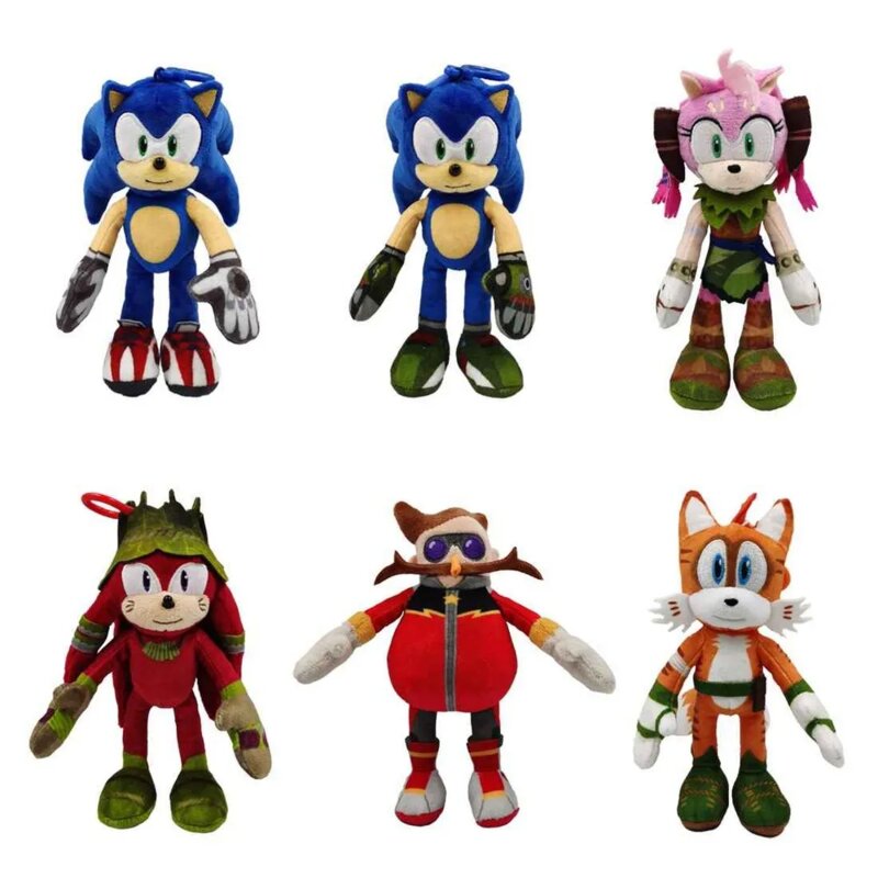 Sonic Prime Plišana Figura sa Kopčom - Privezak za Ranac - dodatni pogled