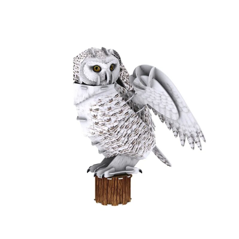 CubicFun 3D Puzzle Snežna Sova DS1079 - Edukativna Slagalica, 62 Dela - dodatni pogled