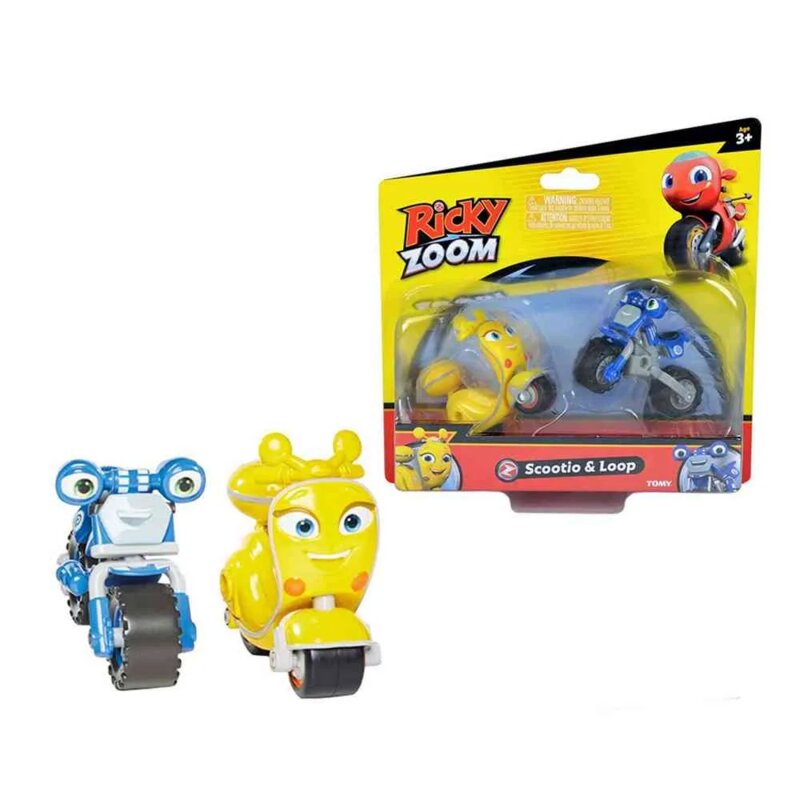 Ricky Zoom Set Motori Scootio & Loop – 2 Skutera za Decu - dodatni pogled