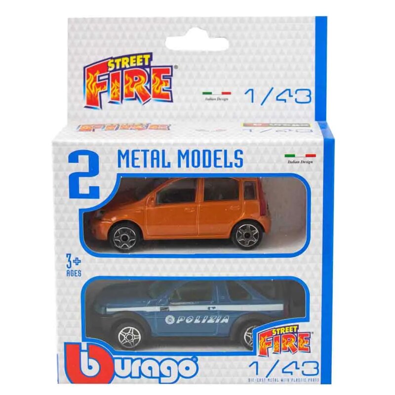 Burago Street Fire Set Autića 2/1 – Metalni Modeli 1:43 - dodatni pogled
