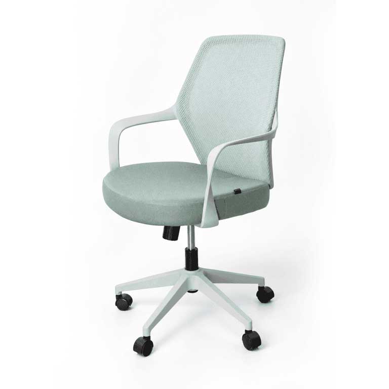 Kancelarijska stolica Nixa mint zelena sa ergonomskim naslonom - dodatni pogled