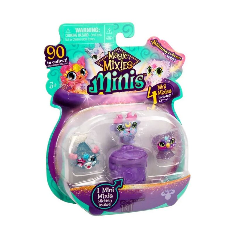 Magic Mixies Minis S1 – set 4 kolekcionarske figurice sa loncem - dodatni pogled