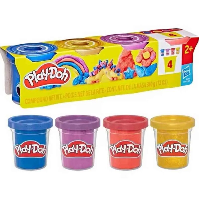 Play-Doh Konfeti set plastelina, 4 boje – 340g - dodatni pogled