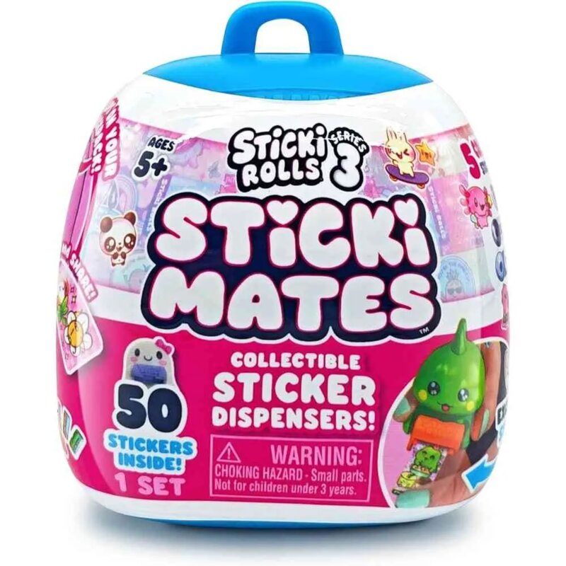 Sticki Rolls Sticki Mates – set stikera sa kolekcionarskim likom - dodatni pogled