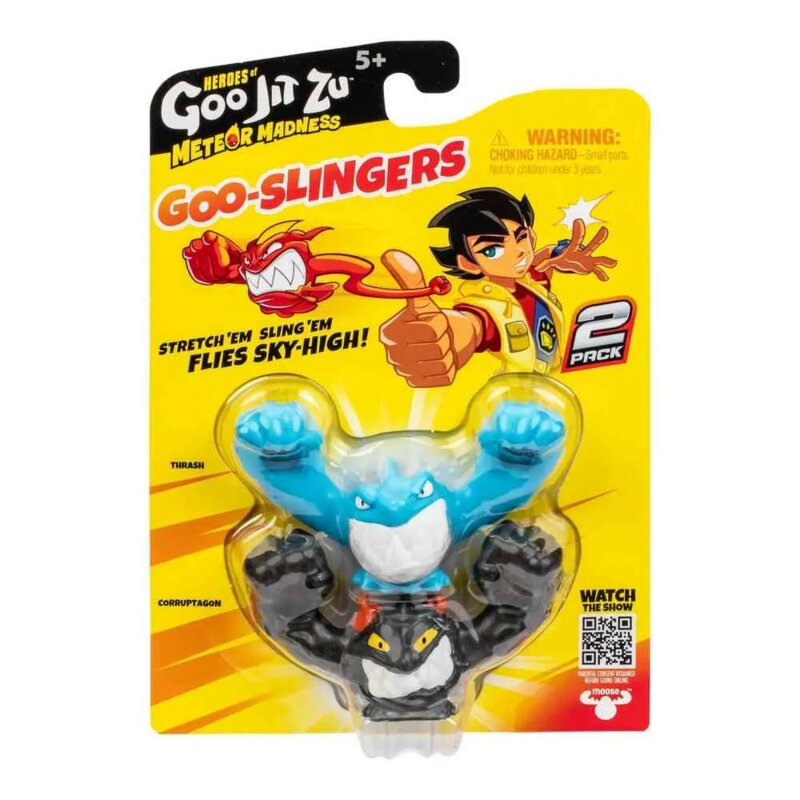 Goo Jit Zu Meteor Madness Goo Slingers akcione figure, pakovanje 2 komada - dodatni pogled