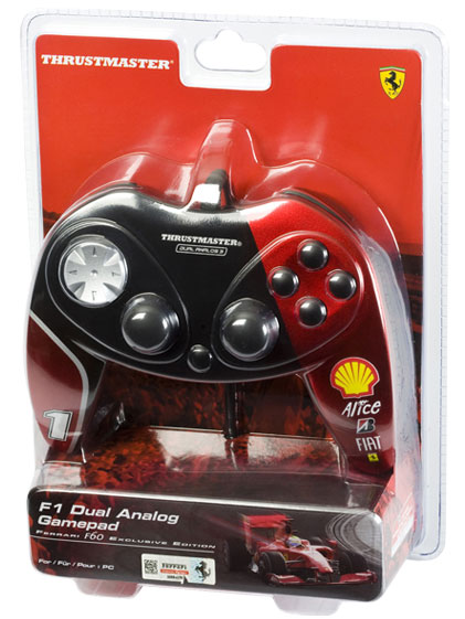 ThrustMaster F1 Dual Analog Ferrari F60 Gamepad - dodatni pogled