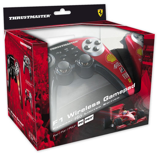 ThrustMaster F1 Bežični Ferrari F60 Gamepad - dodatni pogled