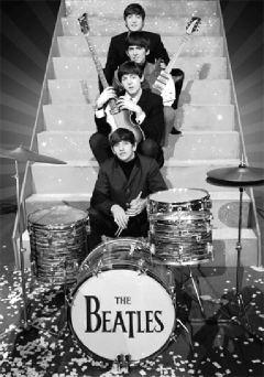 3D slika - The Beatles - dodatni pogled