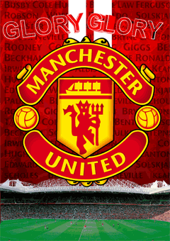 3D slika - Glory Manchester United - dodatni pogled