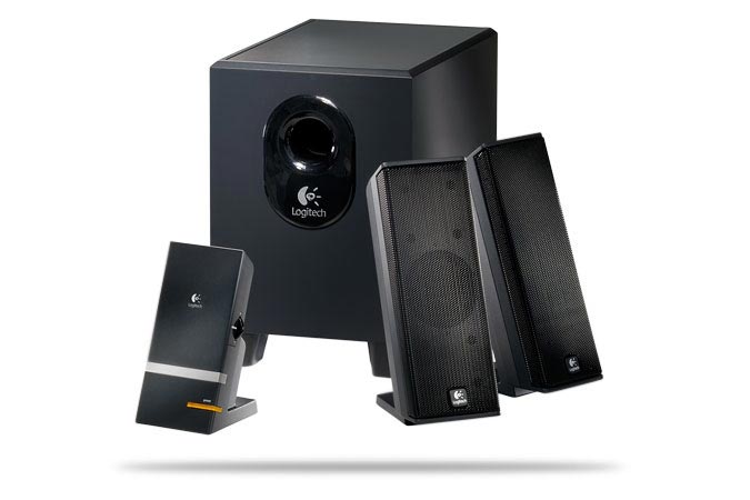 Logitech x-240 2.1 - 2  dvodelna Dual Drive satelita + subwoofer - dodatni pogled