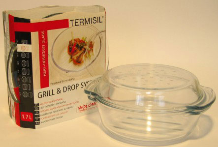 Vatrostalna posuda za pečenje i odlaganje hrane - dodatni pogled